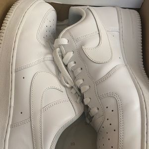 Air Force 1s all white size 13